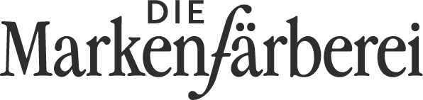 Die Markenfärberei Logo schwarz